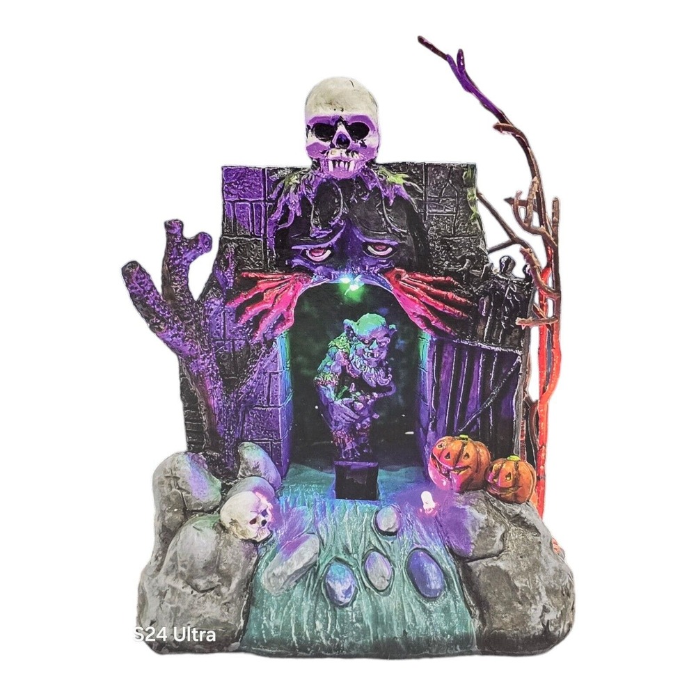 Animated Halloween Drainpipe Ghoul FG Square Haunted House Prop Horror Decor